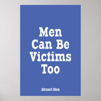 Men Can Be Victims Too ポスター