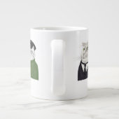 MEN CATS Big White Mug ジャンボコーヒーマグカップ (裏面)