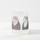 MEN CATS FROSTED Glass Mug フロストグラスマグカップ (中央)
