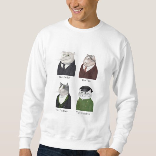MEN CATS MEN's Basic Sweatshirt スウェットシャツ (正面)
