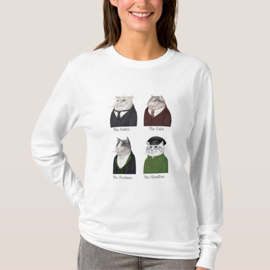 MEN CATS WOMEN's Basic長袖Tシャツ Tシャツ (正面)