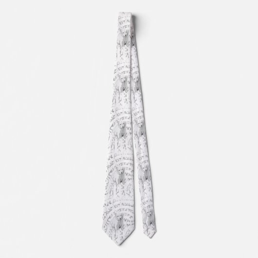Men Designer Ties Polar Bear ネクタイ (正面)