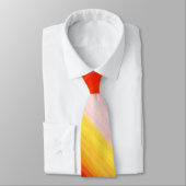 Men Designer Ties Yellow Orange Pink ネクタイ (タイ)