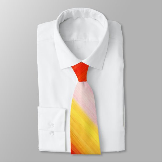 Men Designer Ties Yellow Orange Pink ネクタイ (タイ)