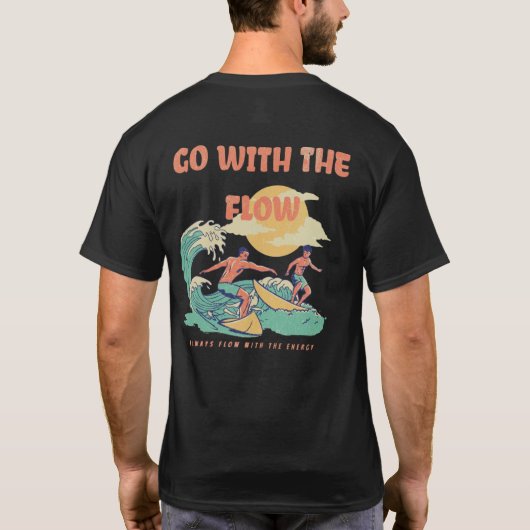 Men Energy Flow Lessons Learn T-Shirt Tシャツ (裏面)