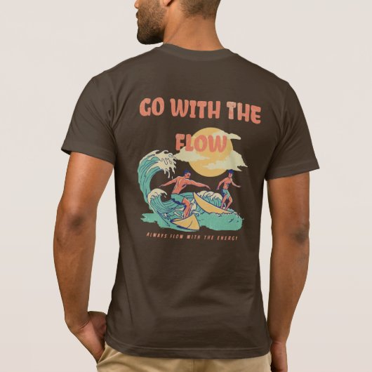 Men Energy Flow Lessons Learn T-Shirt Tシャツ (裏面)