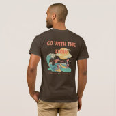 Men Energy Flow Lessons Learn T-Shirt Tシャツ (裏面フル)