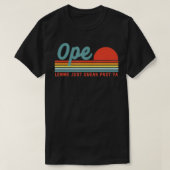 Men Funny Midwest Gift, Ope Just Gonna Sneak Right Tシャツ (デザイン正面)