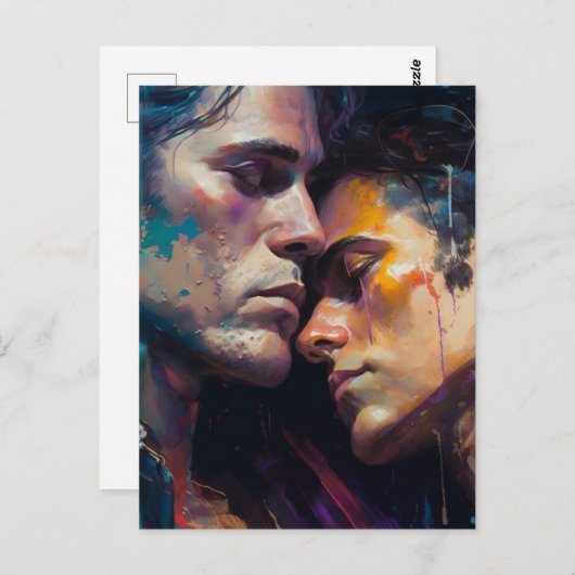 Men in Loveはがき ポストカード (正面/裏面)