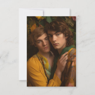 Men in Love 空白の Card