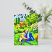 Men in love in the Garden ポストカード (スタンド正面)