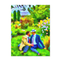 Men in love in the Garden