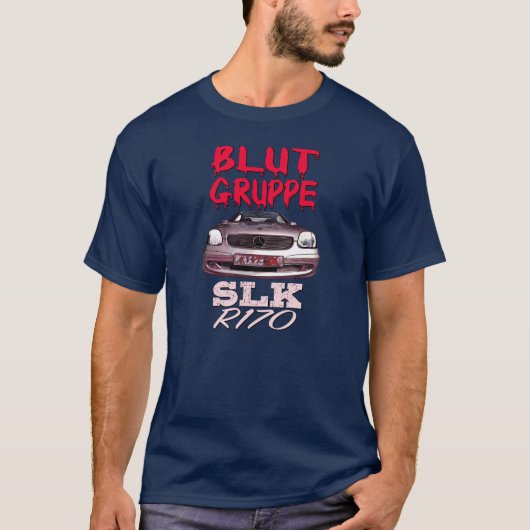 Men in Mercedes SLK  - Blutgruppe R170 Tシャツ (正面)