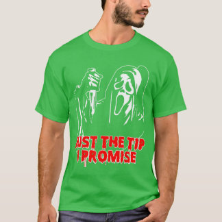 Men Justheip I Promise Horror skeleton Halloween b Tシャツ