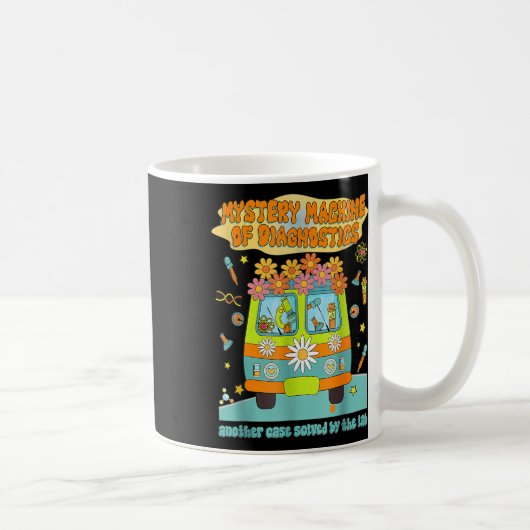 Men Mystery Machine Of Diagnostics Lab Tech Lab We コーヒーマグカップ (右)