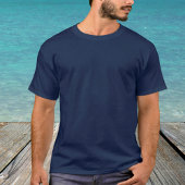 Men Navy Blue Tシャツカスタマイズ/ Tシャツ