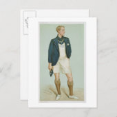 Men of theのイラストレーション、Walter Erskine-Crum ポストカード (正面/裏面)