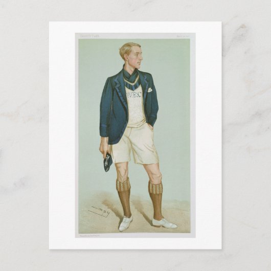 Men of theのイラストレーション、Walter Erskine-Crum ポストカード (正面)