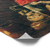 Men Playing Backgammon in a Tavern ポスター (角)