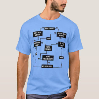 Men Problem Solving Chart (2) Tシャツ