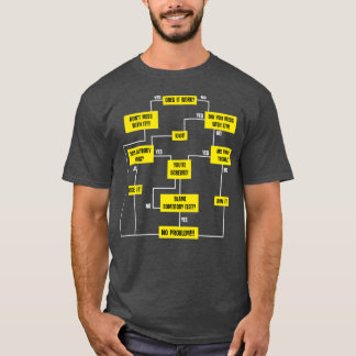 Men Problem Solving Chart  Tシャツ