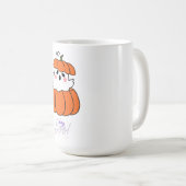 Men Pumpkin Tee Shirts Design コーヒーマグカップ (正面右)