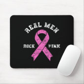 Men Rock Pink – 乳がん撲滅 マウスパッド (マウス)