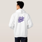 Men,sエイリアンプリントデザインベーシック・フード・スウェットシャツ パーカ (裏面フル)