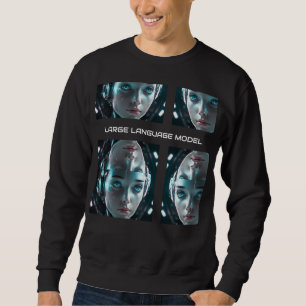 Men;s人工知能ロボットSweatshirt スウェットシャツ