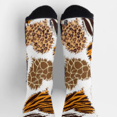 Men’s African Print Athletic Crew Socks ソックス (上部)