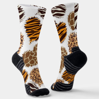 Men’s African Print Athletic Crew Socks ソックス