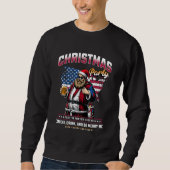 Men’s Christmas Santa Sweatshirt | Holiday Fun スウェットシャツ (正面)