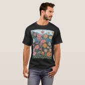 Men’s Floral Quote Garden Lovers Tシャツ (正面フル)