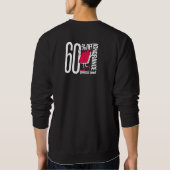 Men’s Funny 60% Off Ignorance Bookworm Graphic スウェットシャツ (裏面)