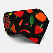 Men’s Hot Spicy Peppers Pattern Tie ネクタイ (ロール)