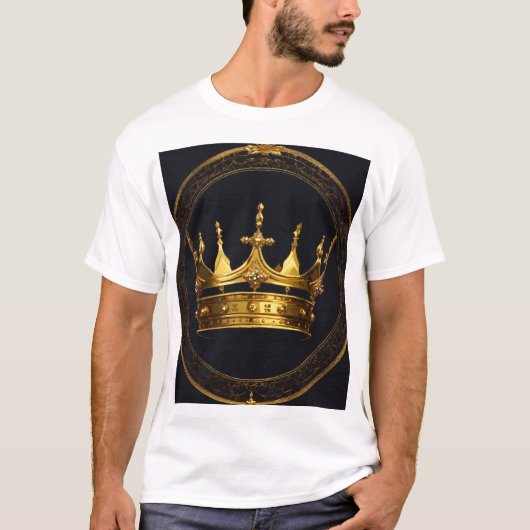Men’s King Logo T-Shirt | Crown Royal Style Tee Tシャツ (正面)