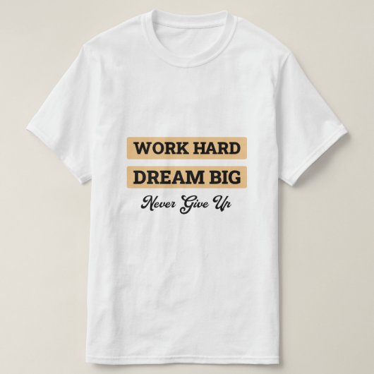 Men’s Motivational Quote T-Shirts, Hoodies & Long  Tシャツ (デザイン正面)