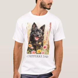 Men’s T-Shirt – Schipperke Dad Shirt for Dog Lover Tシャツ