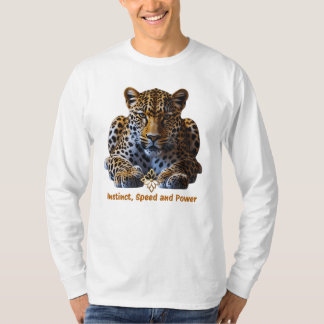 Men’s T-Shirt with Leopard Logo Tシャツ