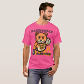 Men Shirt Funny Shirt Bear Shirtヒップホップ Tシャツ (正面フル)