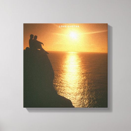 Men & Sunキャンバス キャンバスプリント (正面)