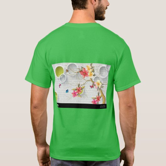 men t shirt branded tシャツ (裏面)