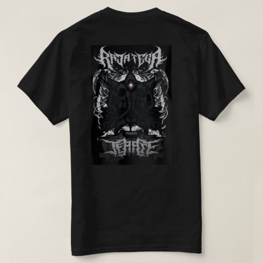 men t-shirt with design tシャツ (デザイン裏面)