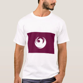 Men T Shirt with Flag of Phoenix City, Arizona Tシャツ