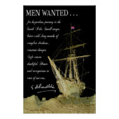 Men Wanted for South Pole Exploration - 1914 ポスター (正面)