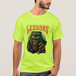 Men Wise Gorilla Lessons Learn T-Shirt Tシャツ