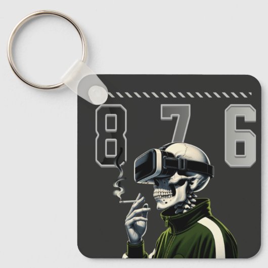 Men/Women 876 LESSONS LEARN Keychain キーホルダー (正面)