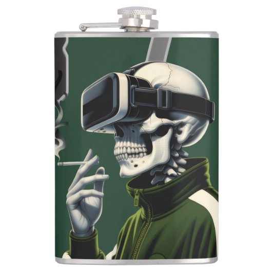 Men/Women 876 LESSONS LEARN Vinyl Wrapped Flask フラスク (正面)