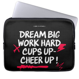 MEN/WOMEN DREAM BIG CHEER UP ELECTRONICS BAG ラップトップスリーブ