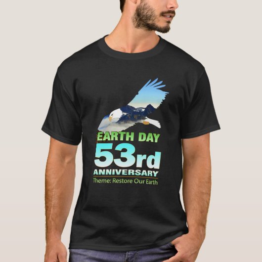 Men Women Eco Friendly Attire for Earth Day 2023 Tシャツ (正面)